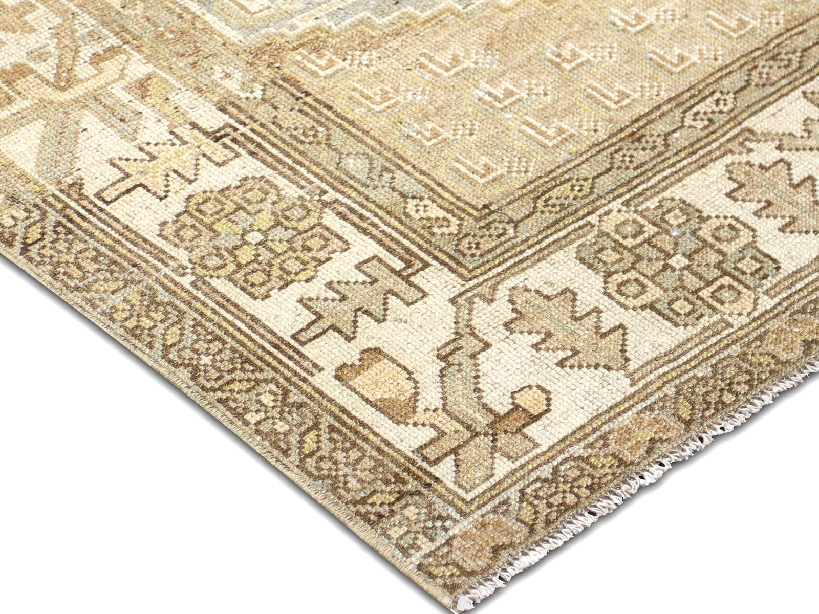 Semi Antique Persian Melayer Runner - 3'4" x 15'5"