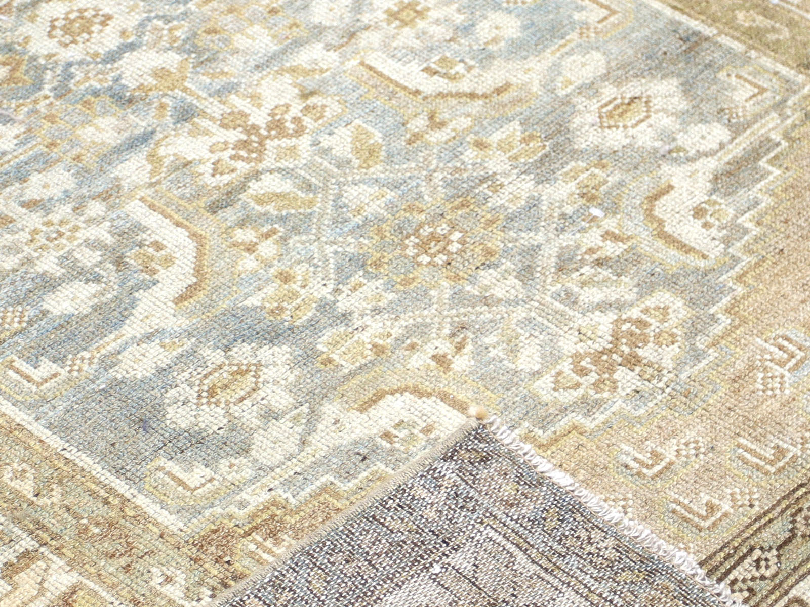 Semi Antique Persian Melayer Runner - 3'4" x 15'5"