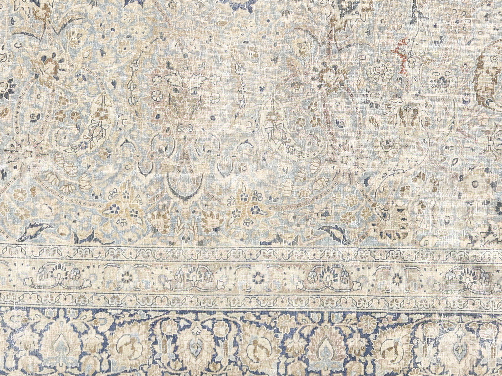 Semi Antique Persian Mahal Rug - 9'8" x 12'3"