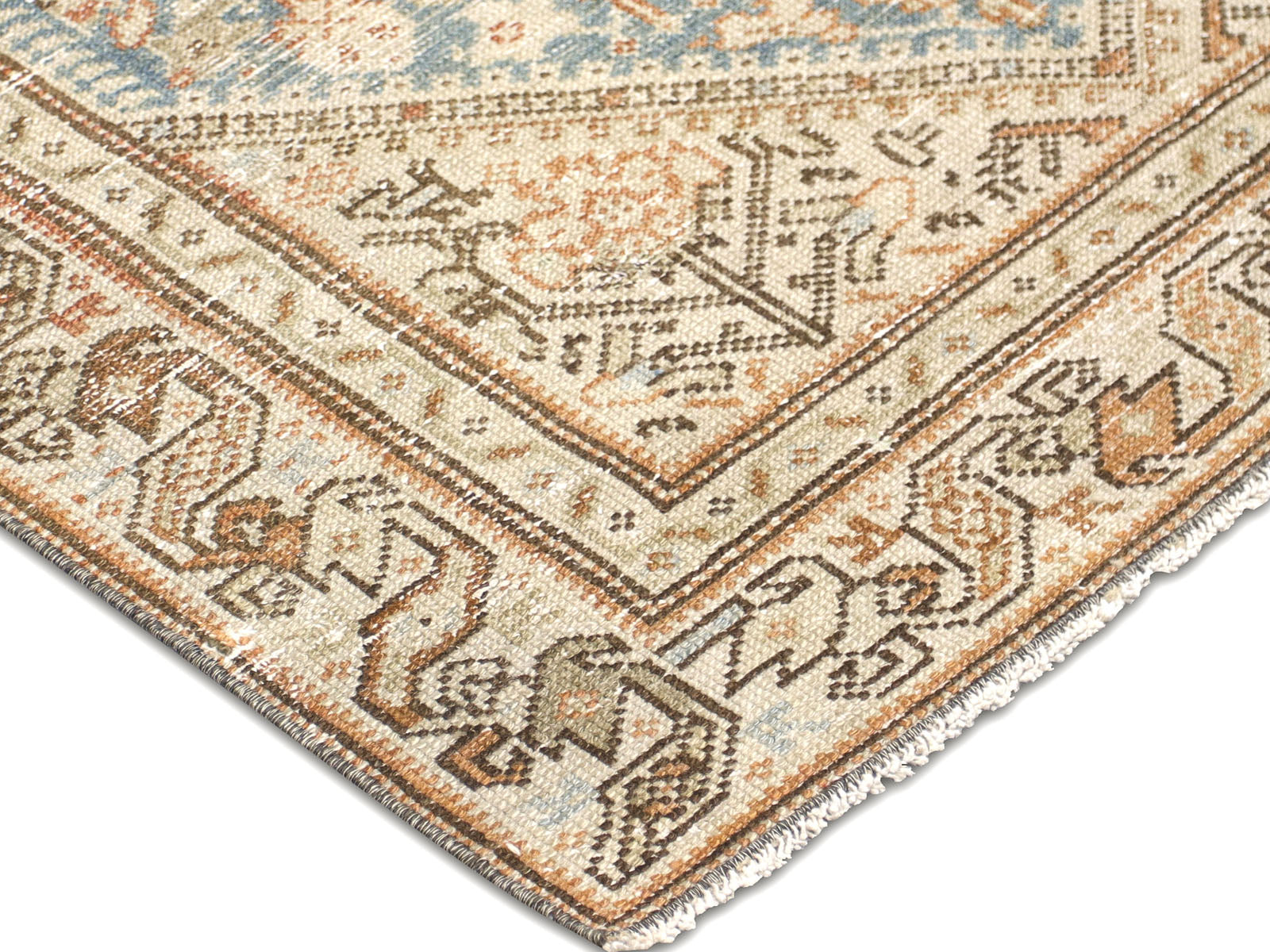 Semi Antique Persian Melayer Runner - 3'1" x 12'9"