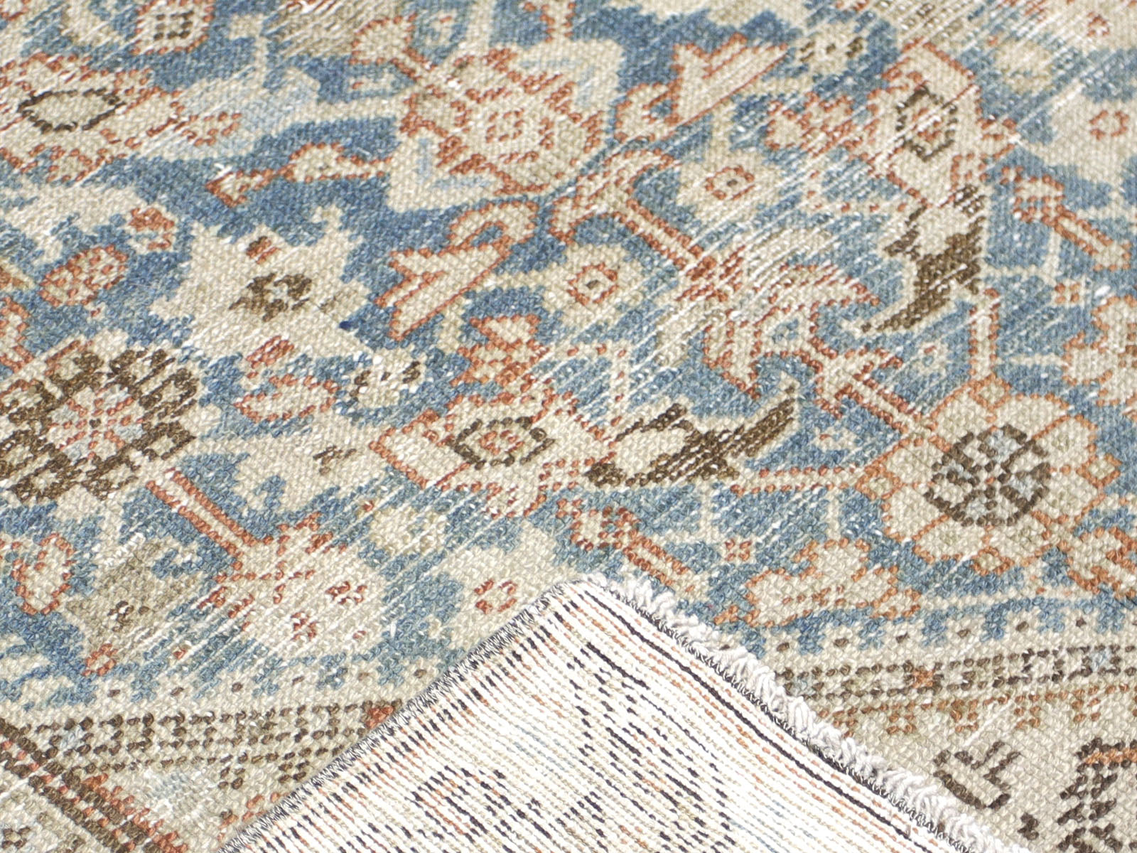 Semi Antique Persian Melayer Runner - 3'1" x 12'9"