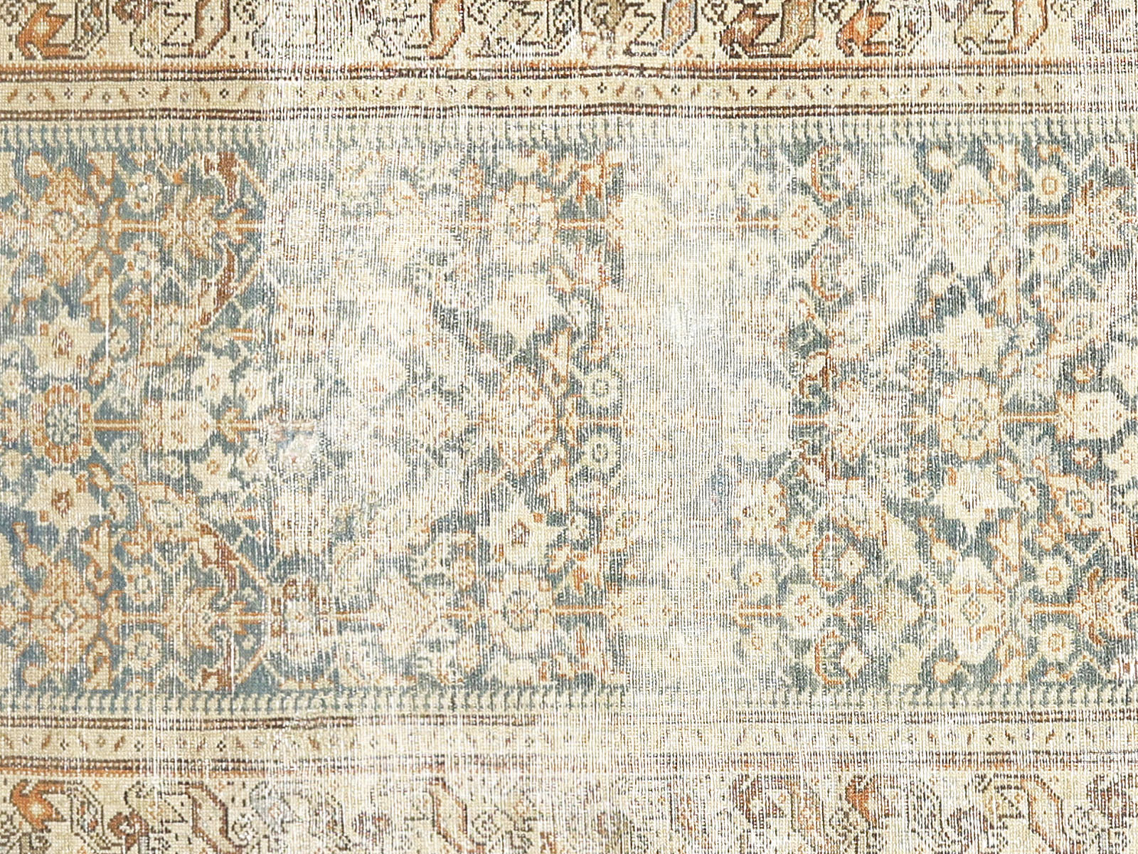 Semi Antique Persian Melayer Runner - 3'1" x 12'9"