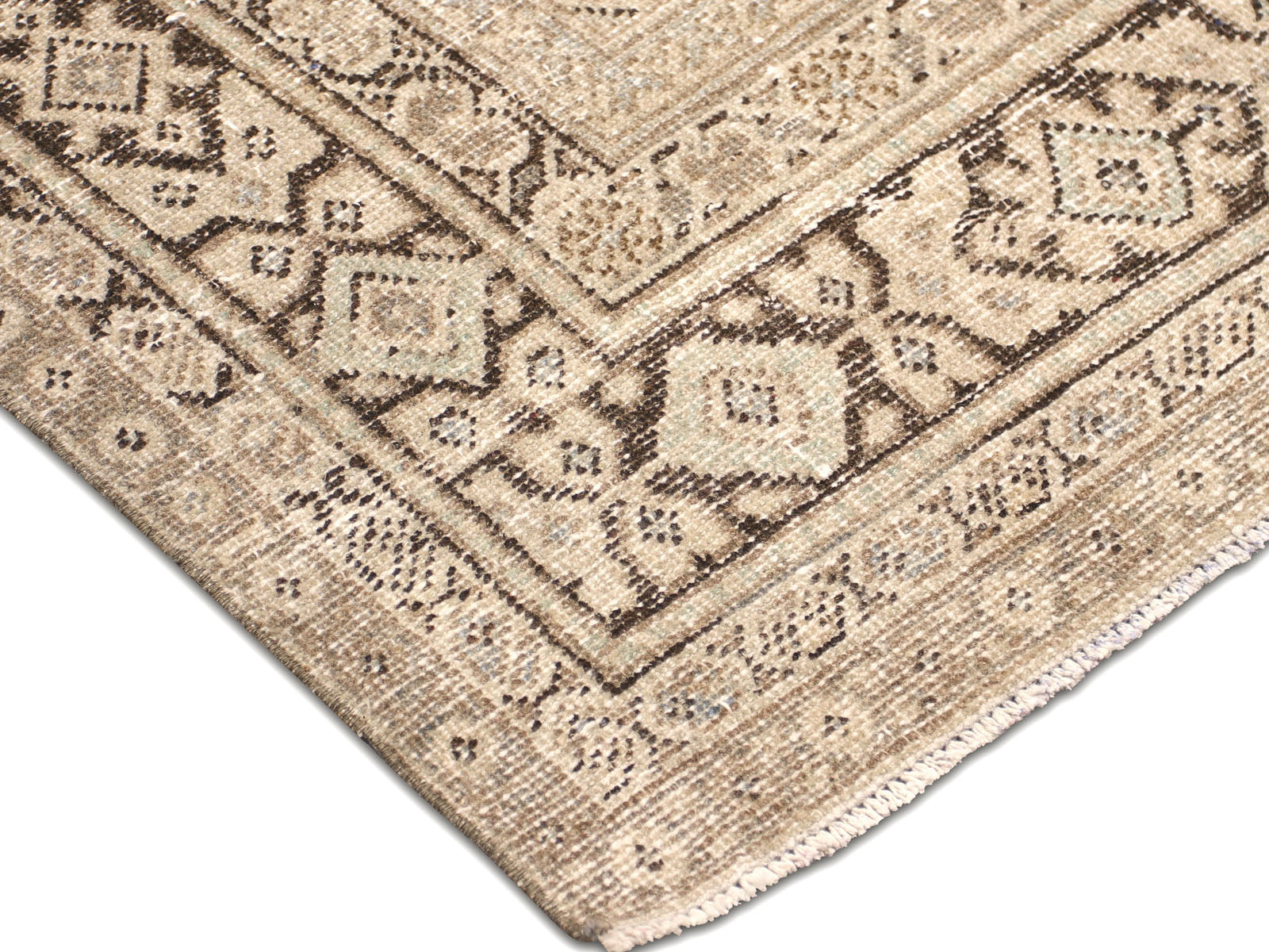 Semi Antique Persian Mahal Rug - 8'8" x 11'10"