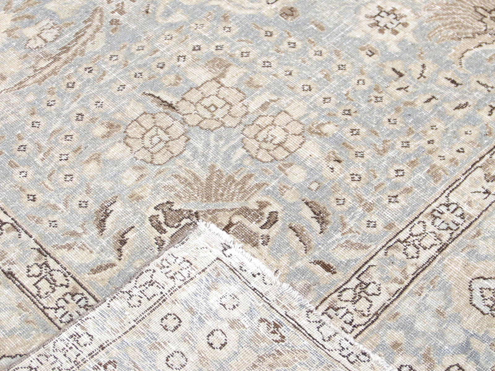 Semi Antique Persian Tabriz Rug - 7'7" x 10'6"