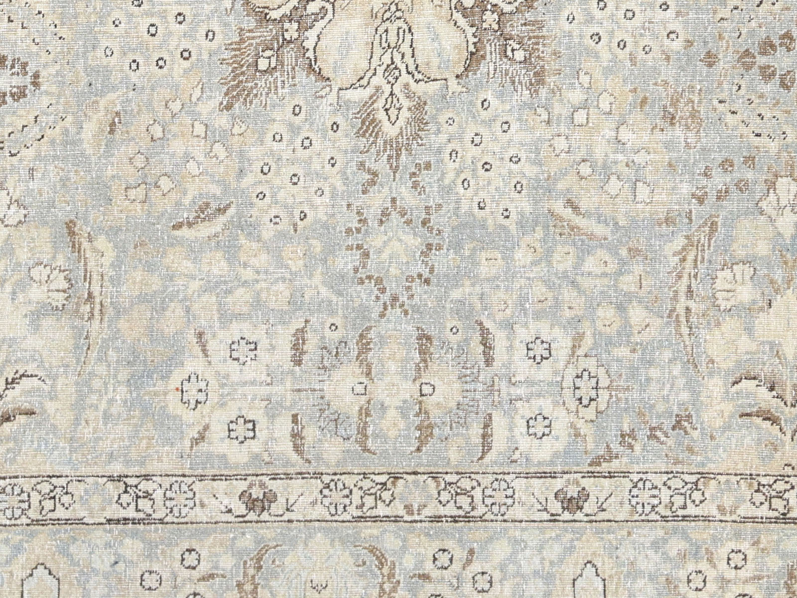 Semi Antique Persian Tabriz Rug - 7'7" x 10'6"