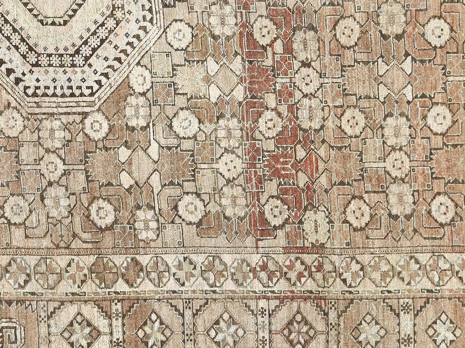 Antique Turcoman Beshir Rug - 8'0" x 15'2"
