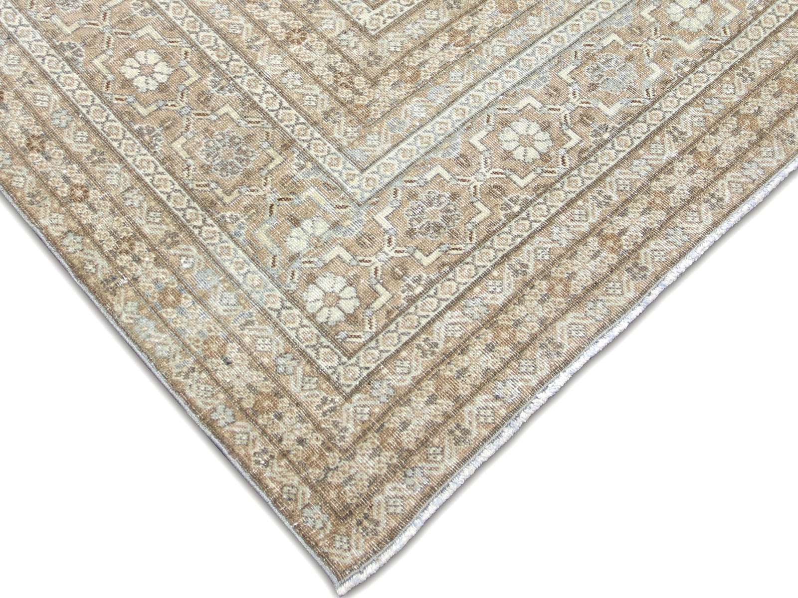 Semi Antique Persian Tabriz Rug - 11'1" x 13'7"