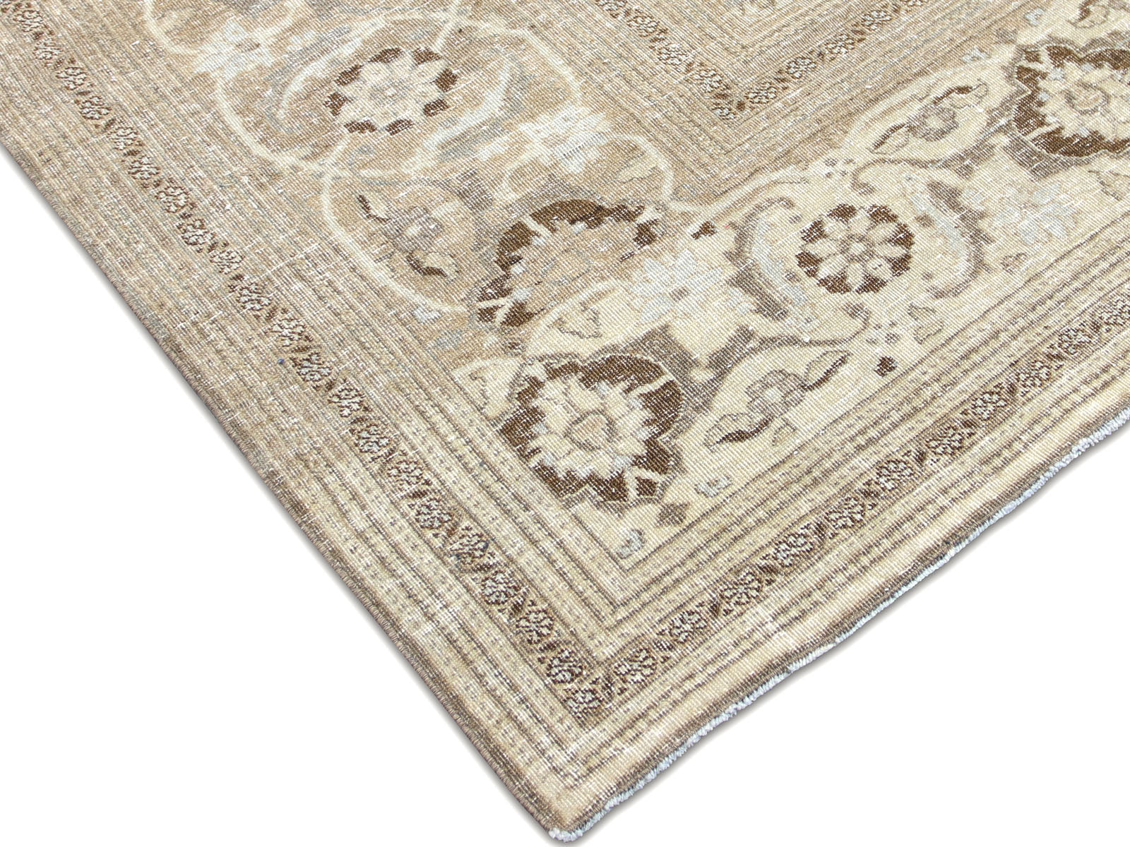 Semi Antique Persian Tabriz Rug - 12'9" x 17'4"