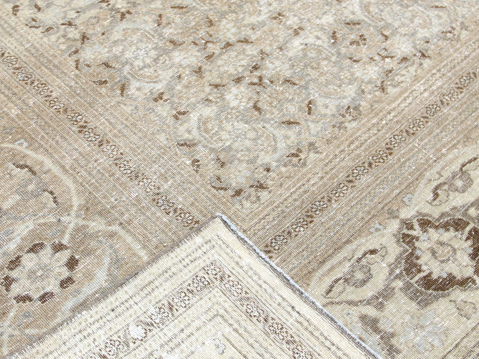 Semi Antique Persian Tabriz Rug - 12'9" x 17'4"