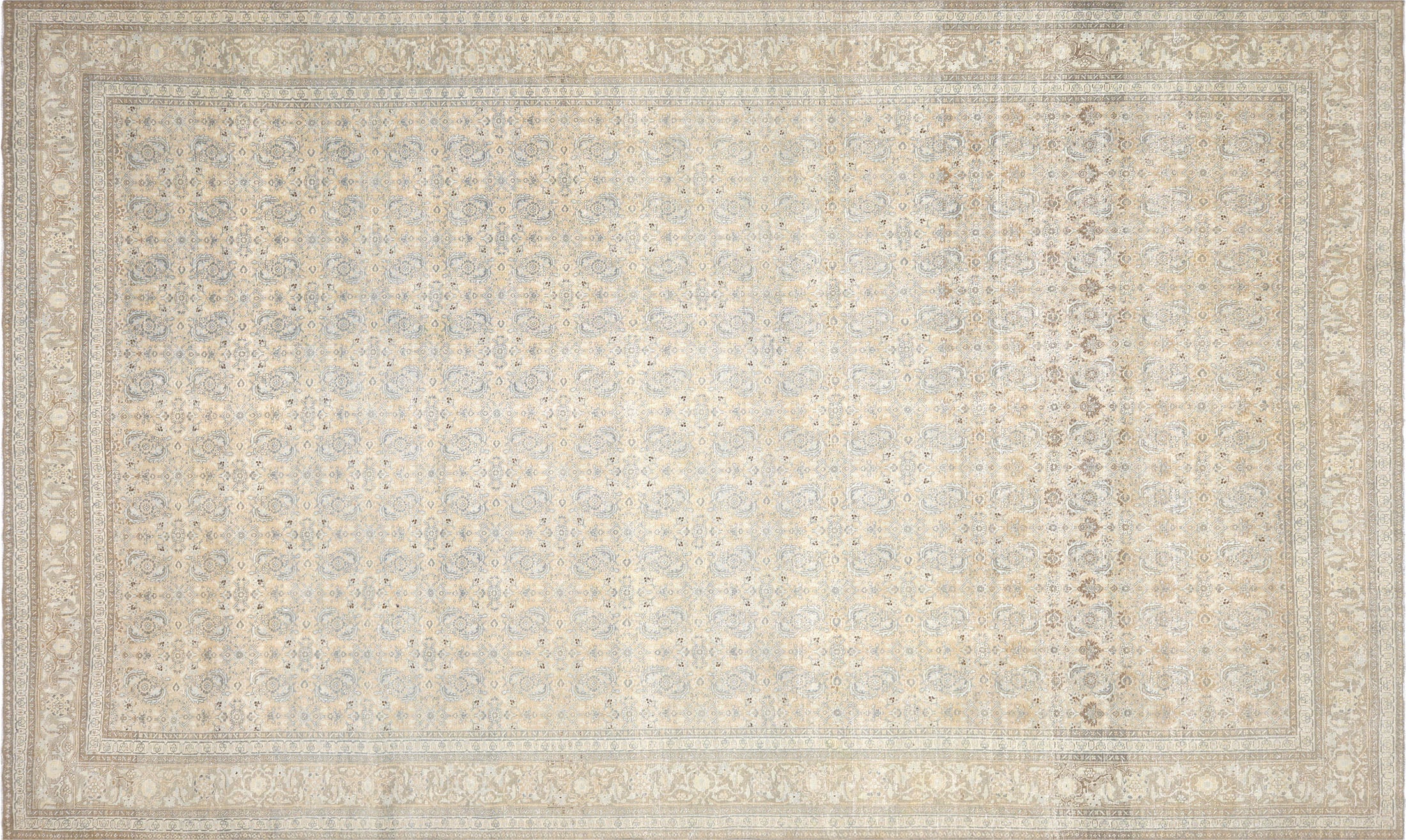 Antique Persian Tabriz Rug - 11'0" x 18'1"