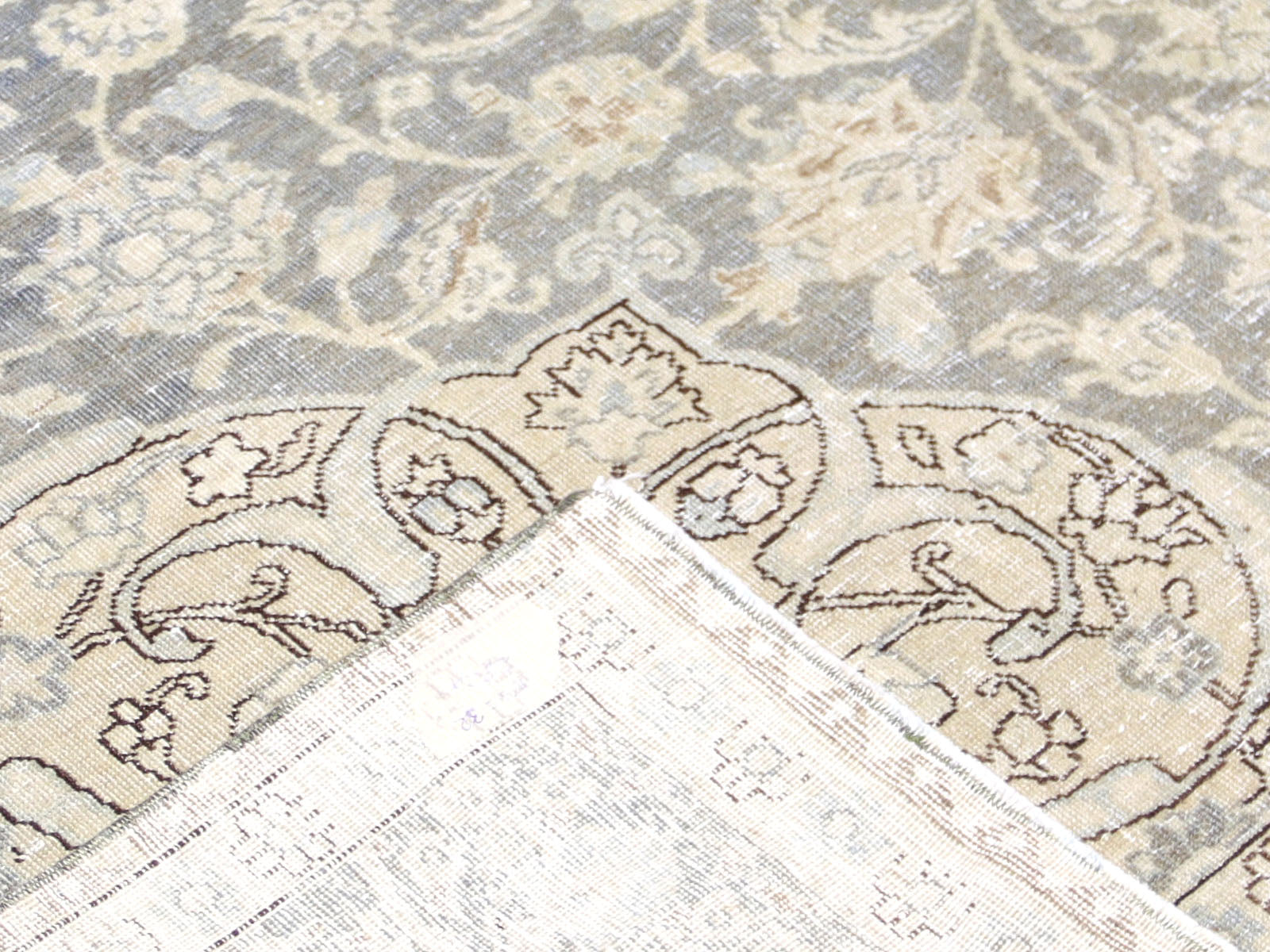 Semi Antique Persian Tabriz Rug - 6'2" x 9'3"