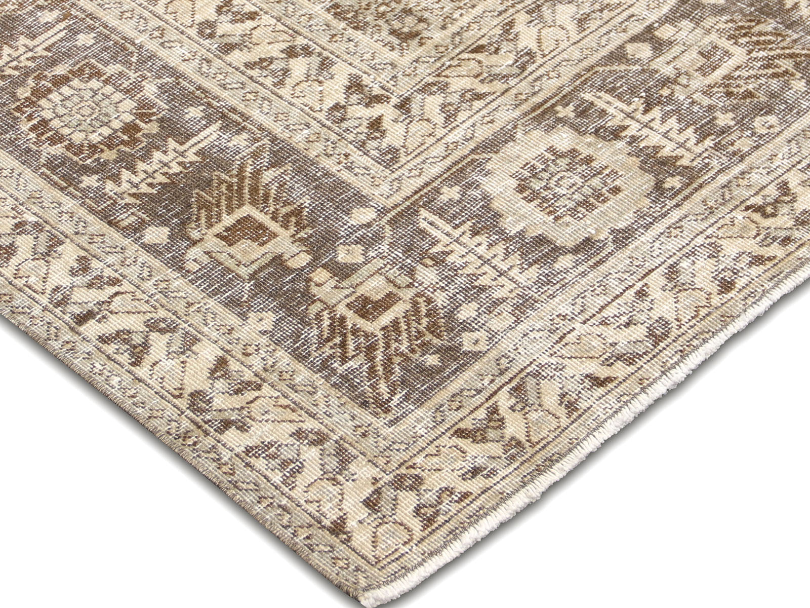 Semi Antique Persian Tabriz Rug - 8'1" x 10'10"