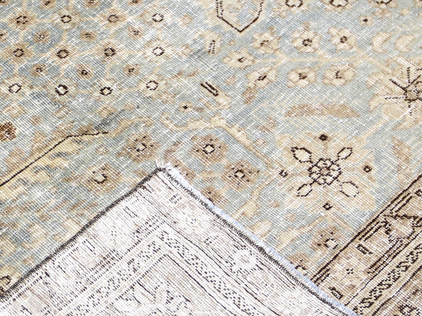 Semi Antique Persian Tabriz Rug - 6'5" x 9'6"