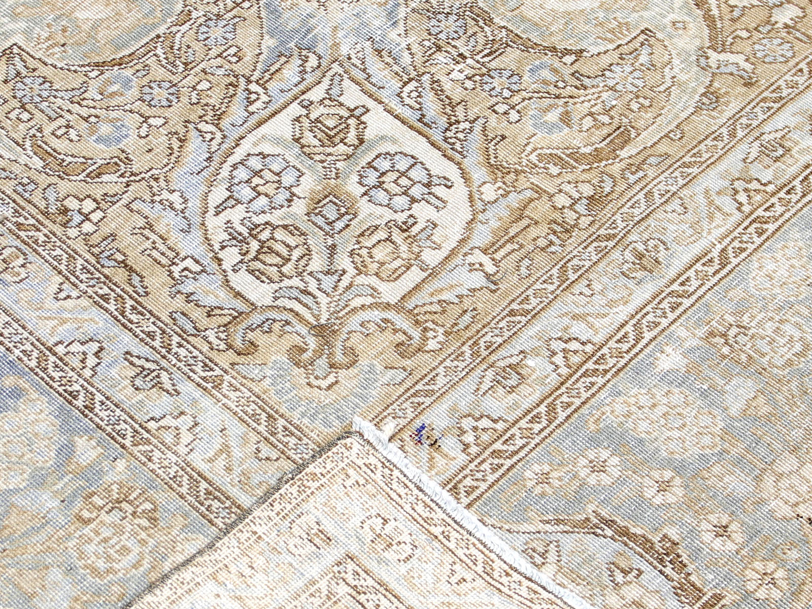 Semi Antique Persian Tabriz Rug - 9'8" x 13'0"