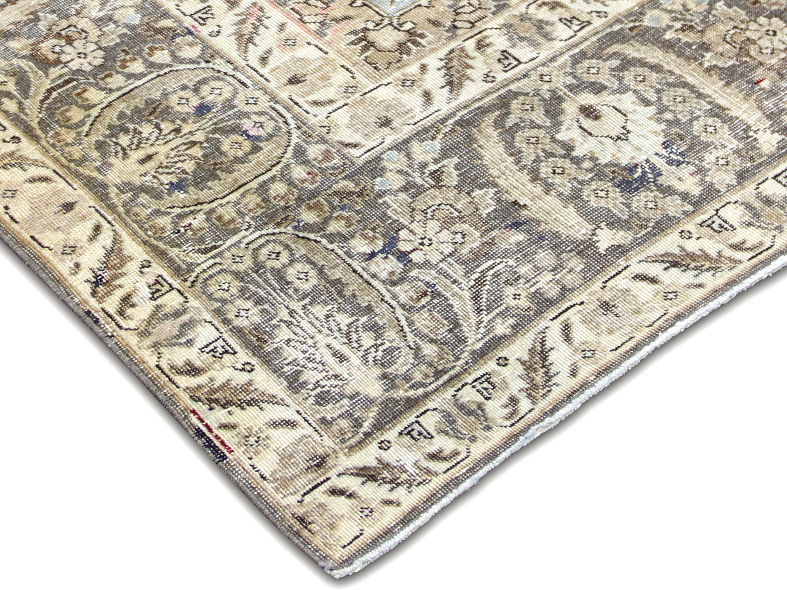 Semi Antique Persian Tabriz Rug - 8'9" x 12'5"
