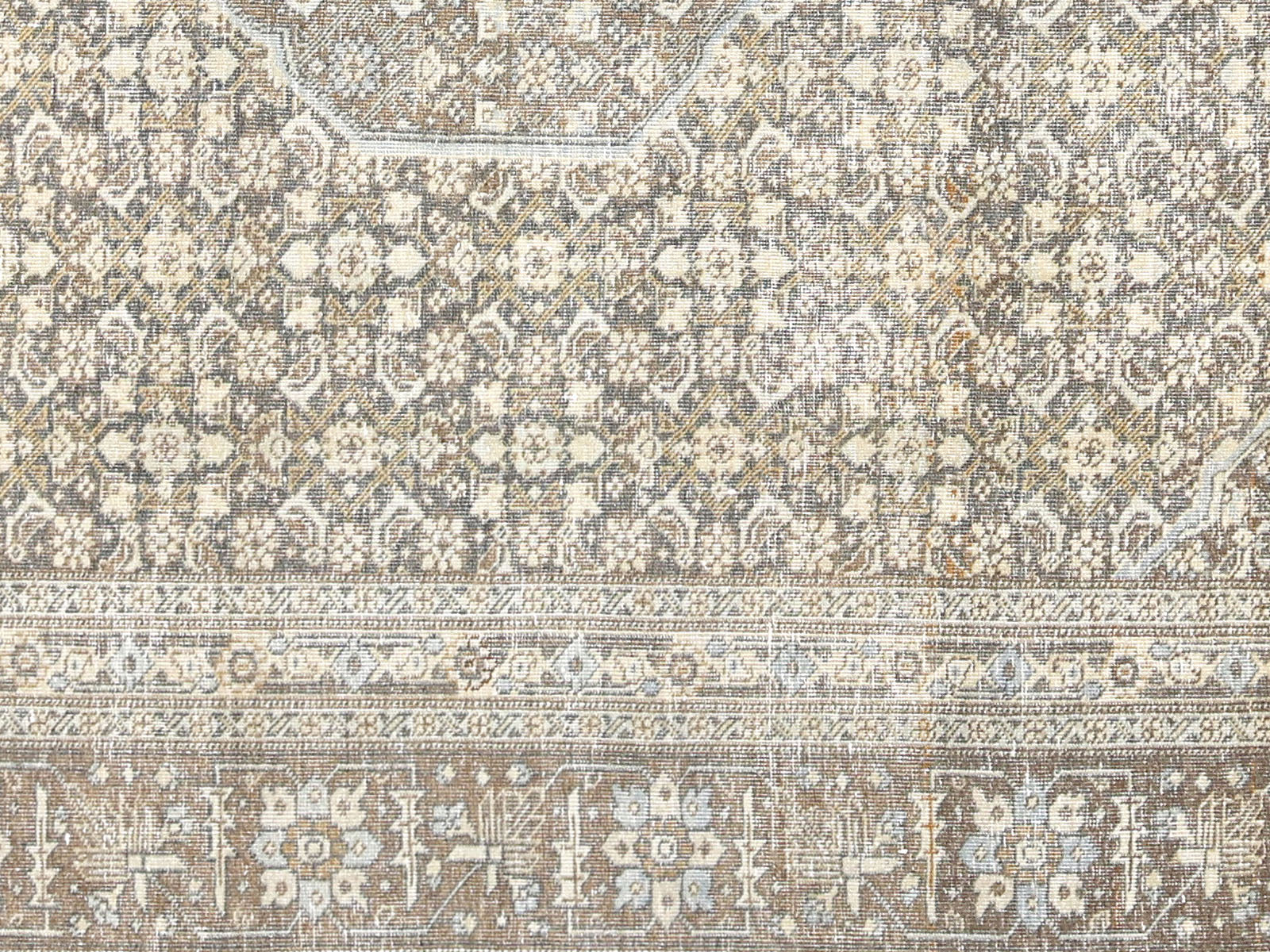 Semi Antique Persian Tabriz Rug - 8'3" x 11'0"