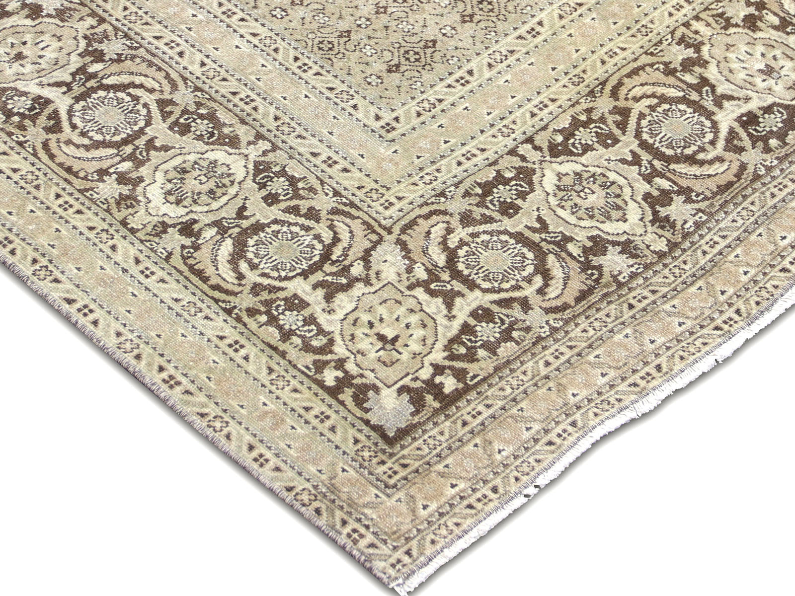 Vintage Persian Tabriz Rug - 7'9" x 9'10"