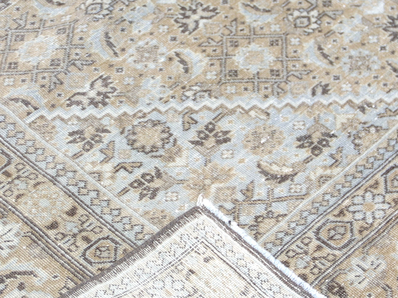Semi Antique Persian Tabriz Rug - 7'10" x 11'3"