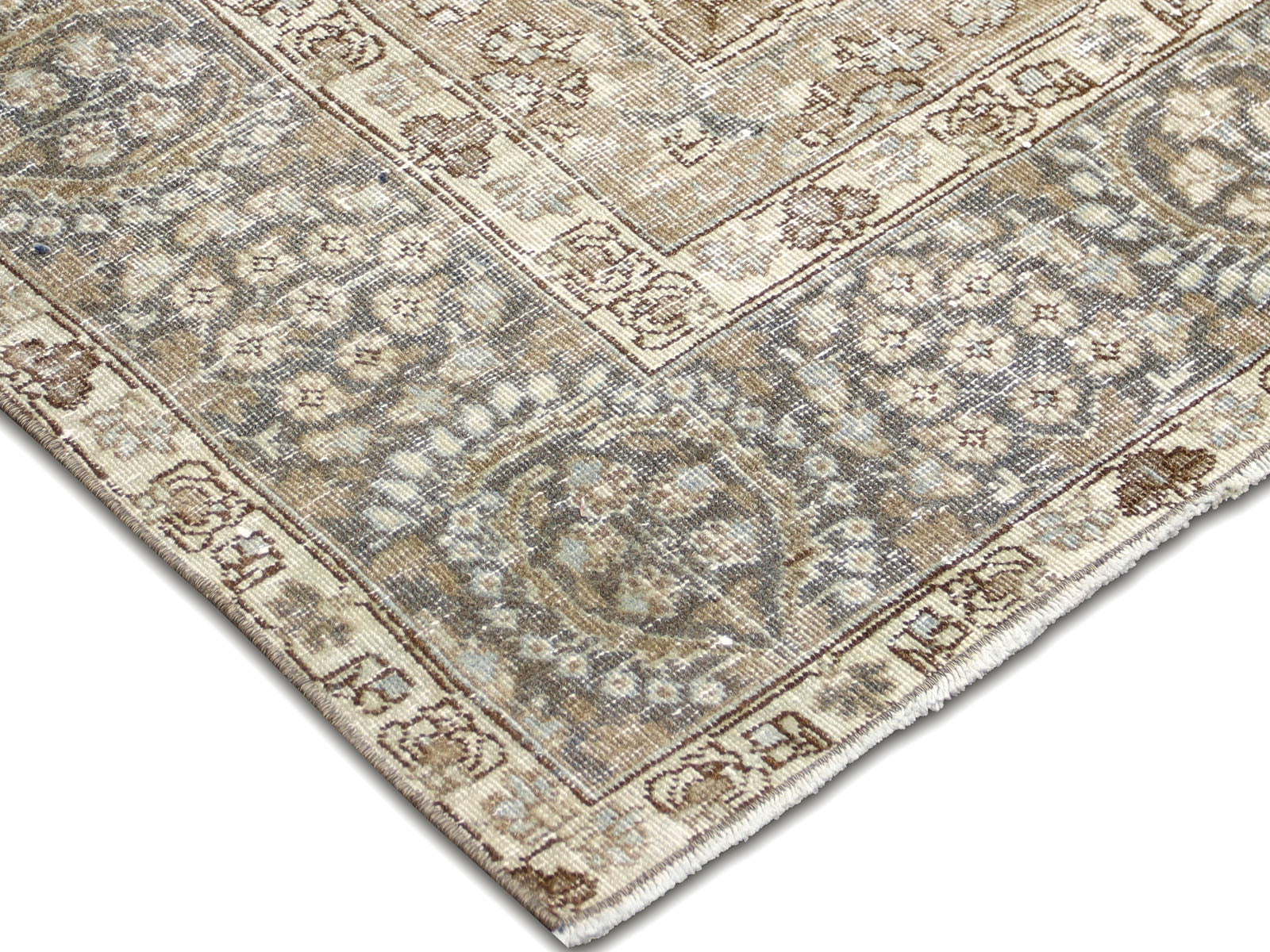 Semi Antique Persian Tabriz Rug - 5'10" x 9'4"