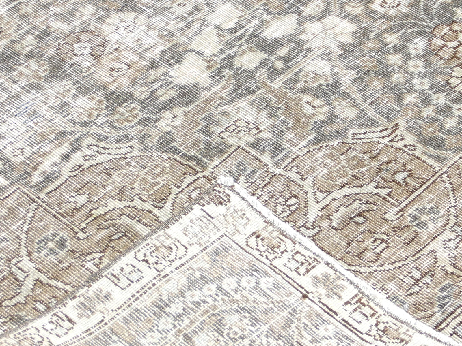 Semi Antique Persian Tabriz Rug - 5'10" x 9'4"