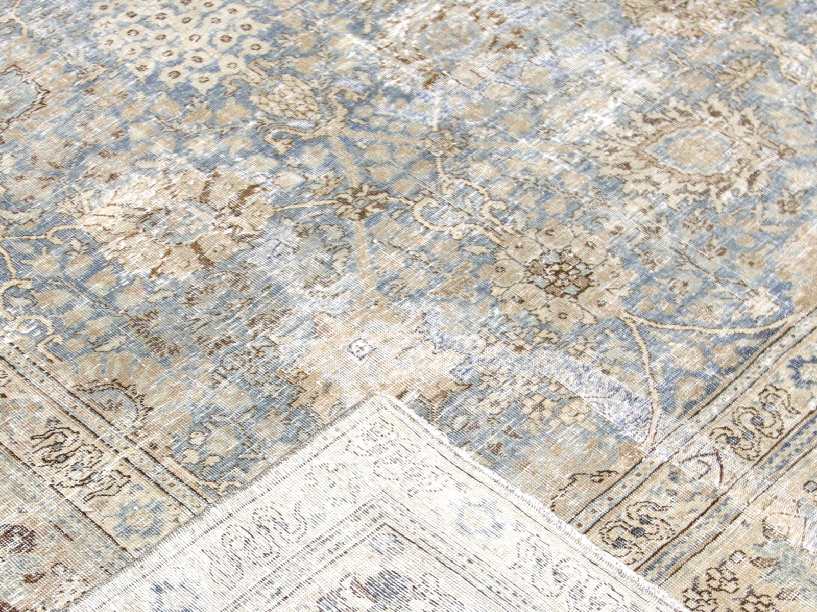 Semi Antique Persian Tabriz Rug - 8'8" x 11'10"