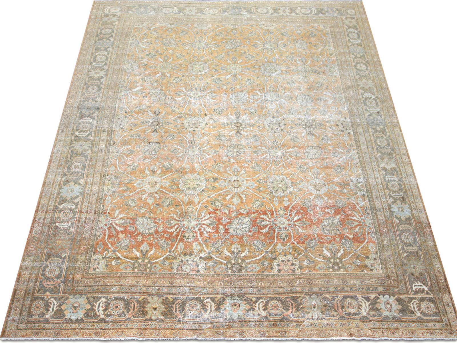 Antique Persian Mahal Rug - 10'2" x 12'11"