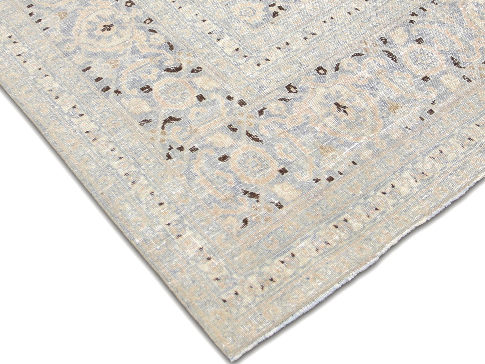 Semi Antique Persian Tabriz Rug - 9'1" x 11'11"
