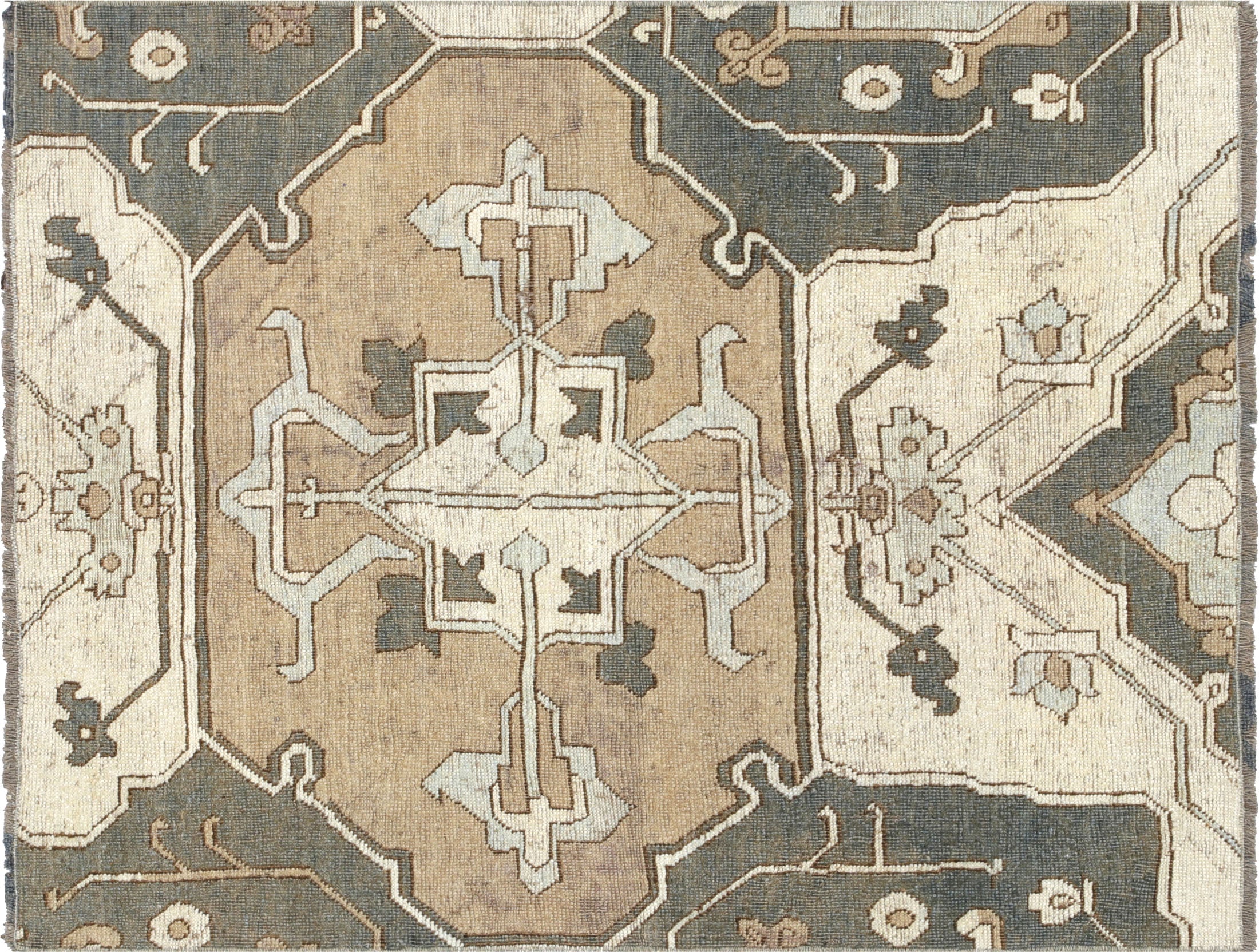 Semi Antique Persian Shiraz Yastic - 3' x 3'11"