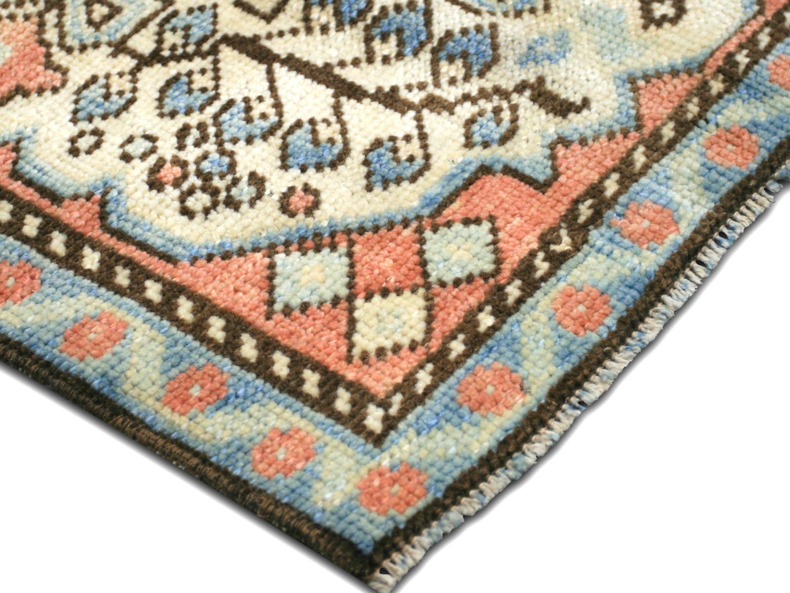 Vintage Turkish Oushak Yastic - 2'1" x 2'1"
