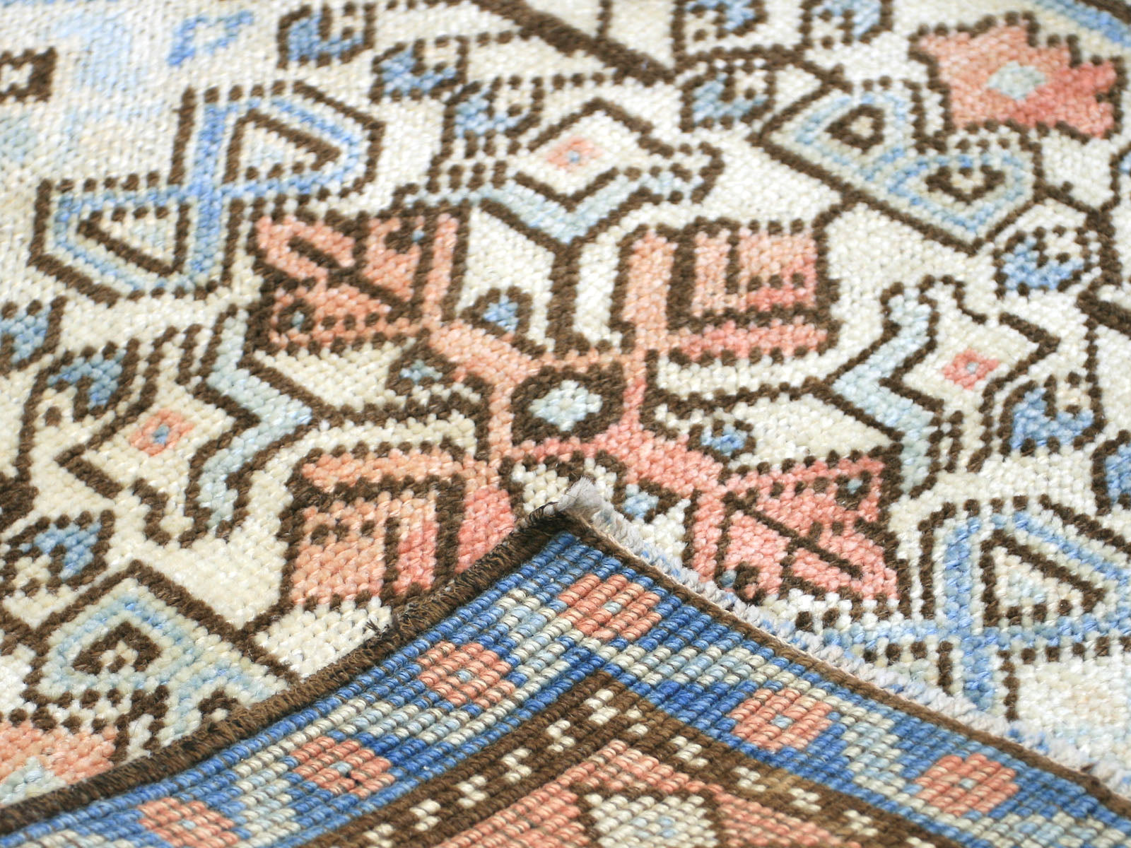 Vintage Turkish Oushak Yastic - 2'1" x 2'1"