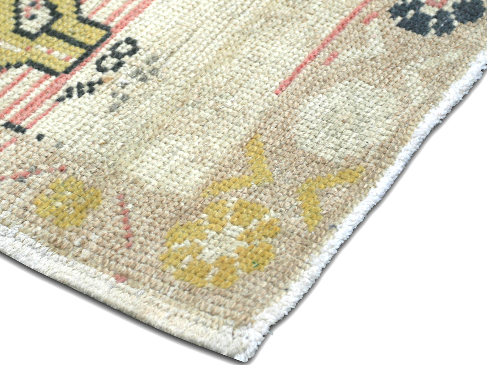 Vintage Turkish Oushak Yastic - 1'10" x 4'2"