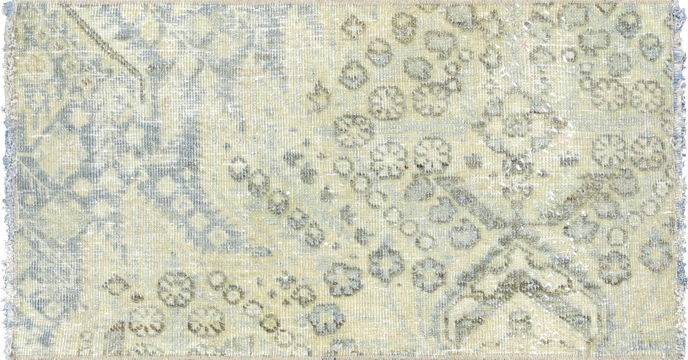 Semi Antique Persian Tabriz Yastic - 1'3" x 2'4"