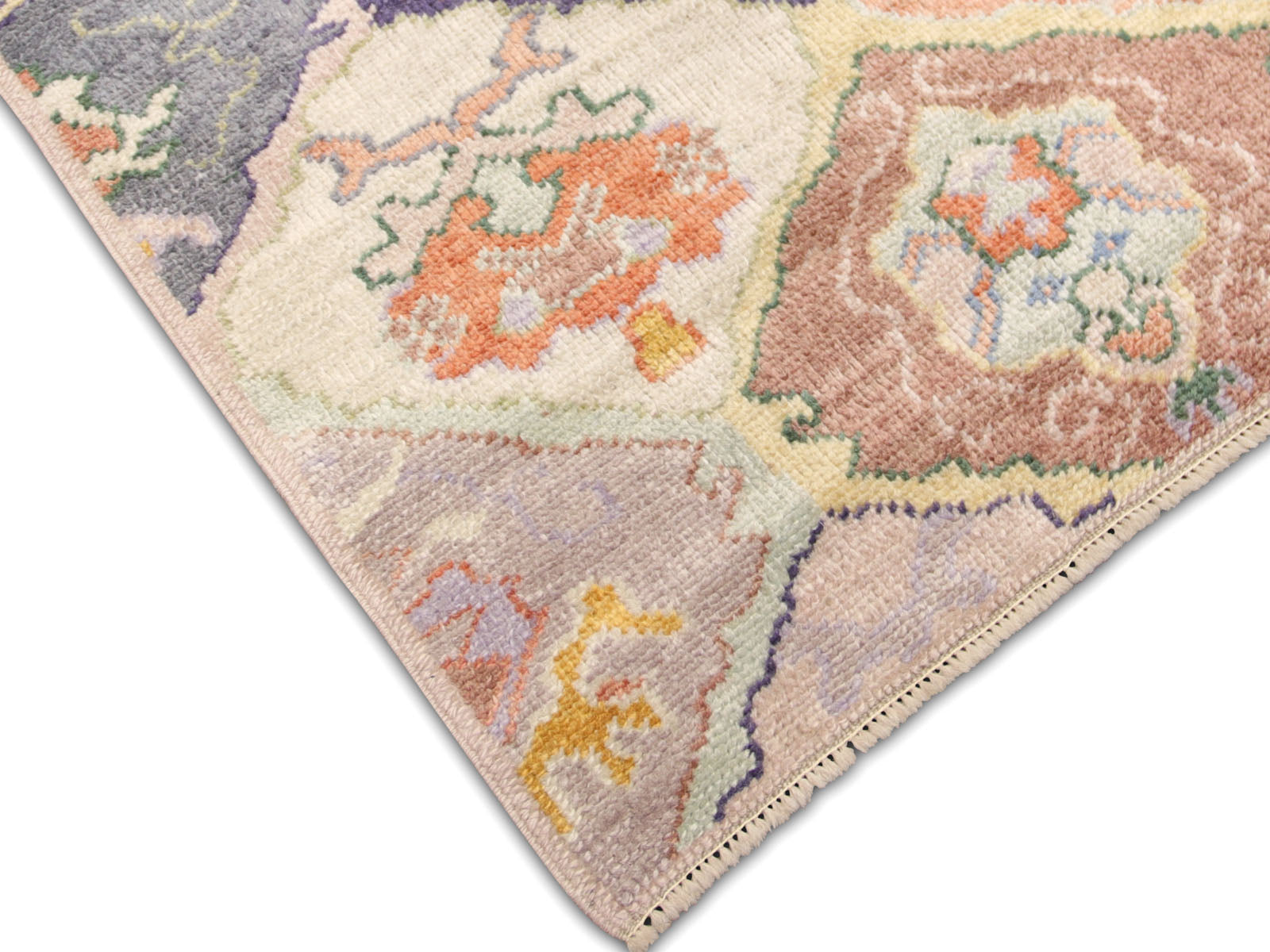 Vintage Turkish Oushak Runner - 3' x 11'10"