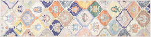 Vintage Turkish Oushak Runner - 3' x 11'10"