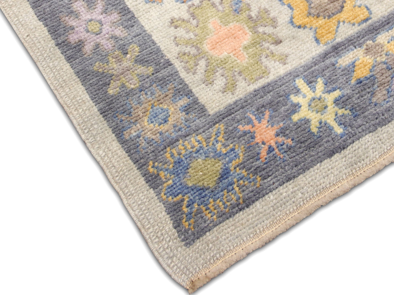 Vintage Turkish Oushak Runner - 3' x 9'8"