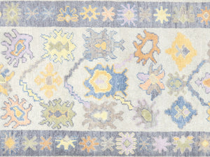 Vintage Turkish Oushak Runner - 3' x 9'8" - 240002
