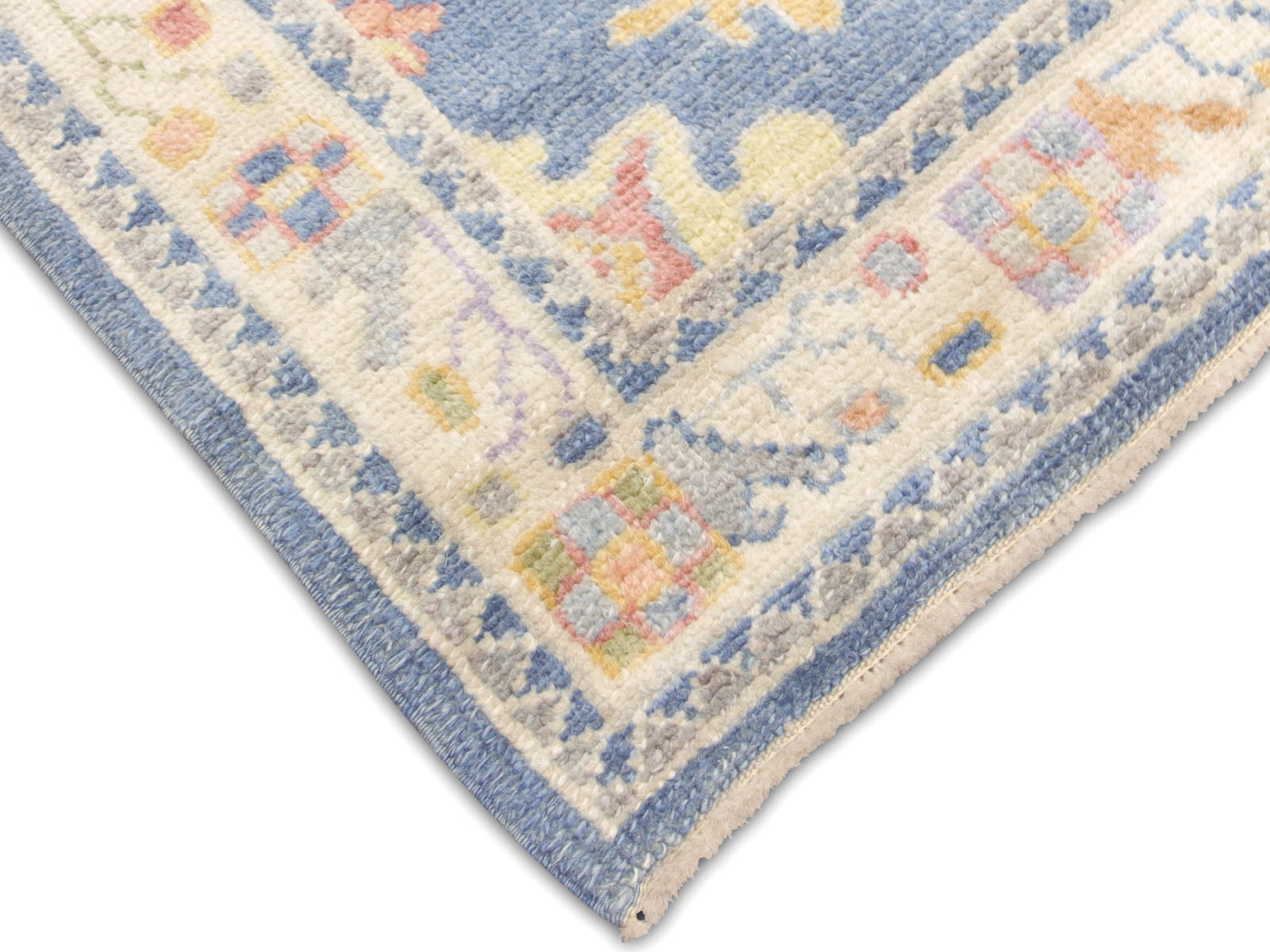 Vintage Turkish Oushak Runner - 3'1 x 8'9"