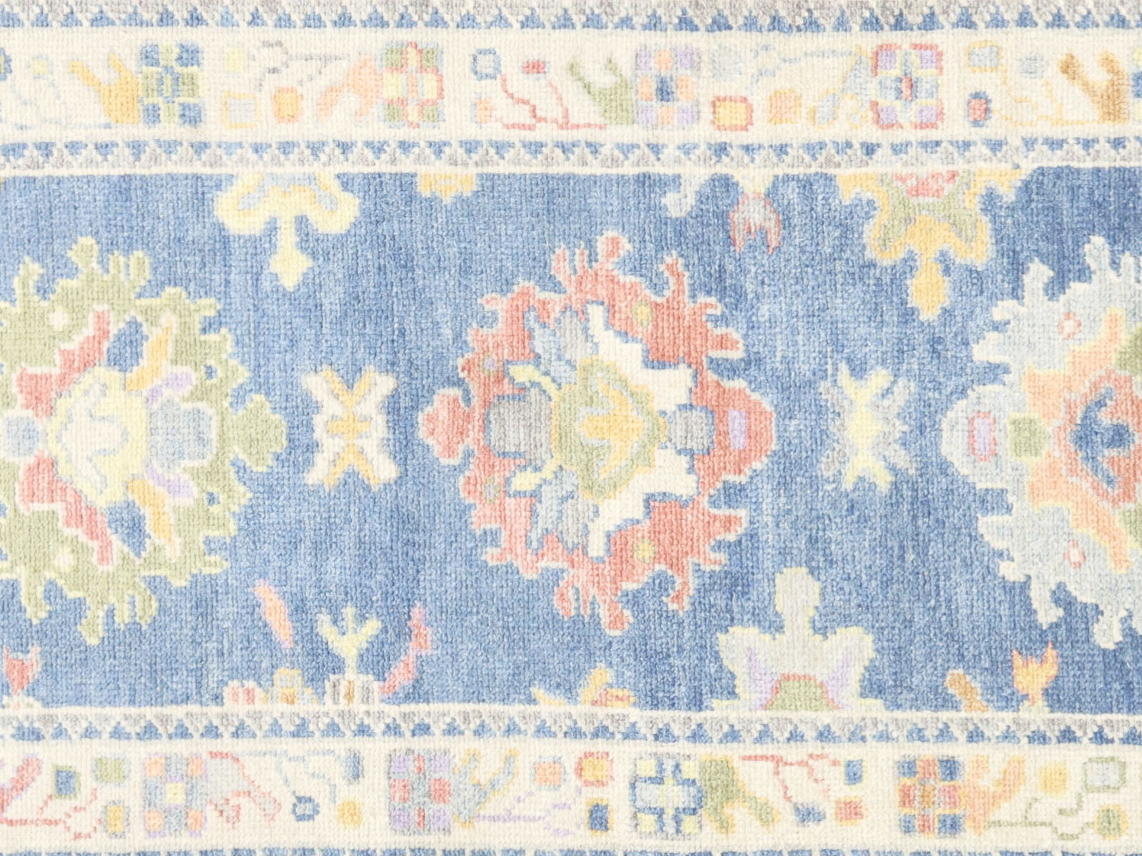 Vintage Turkish Oushak Runner - 3'1 x 8'9"