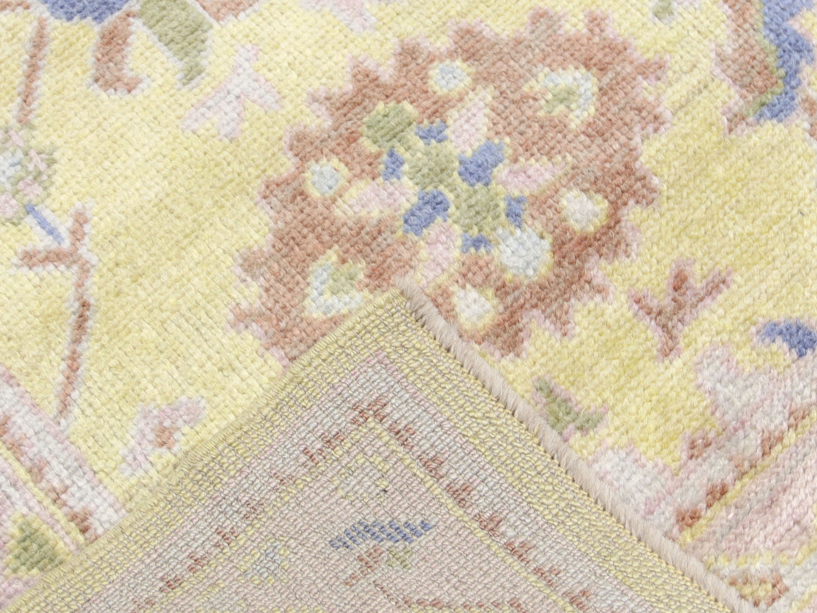Vintage Turkish Oushak Runner - 3' x 9'4"