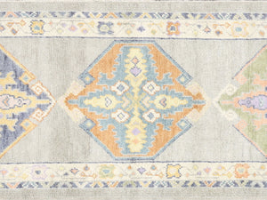 Vintage Turkish Oushak Runner - 2'9 x 11'8" - 240007