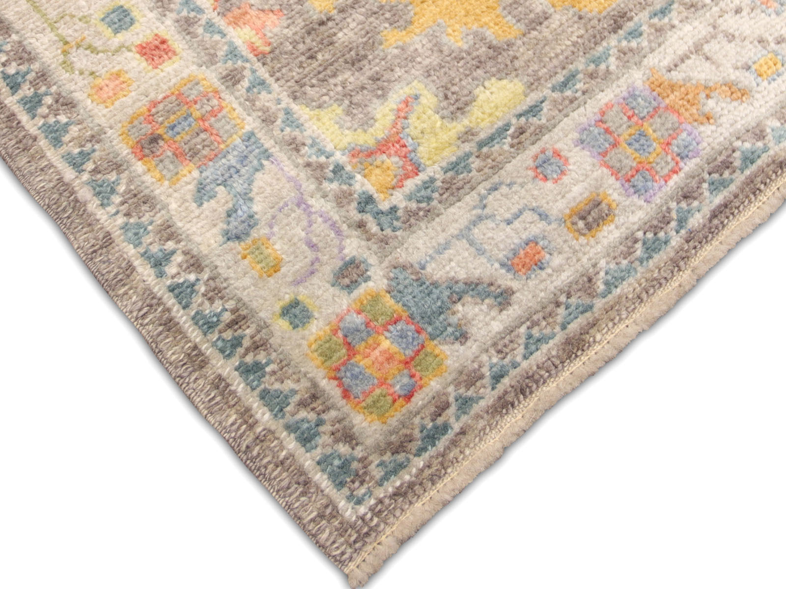Vintage Turkish Oushak Runner - 3' x 8'11" - 240008