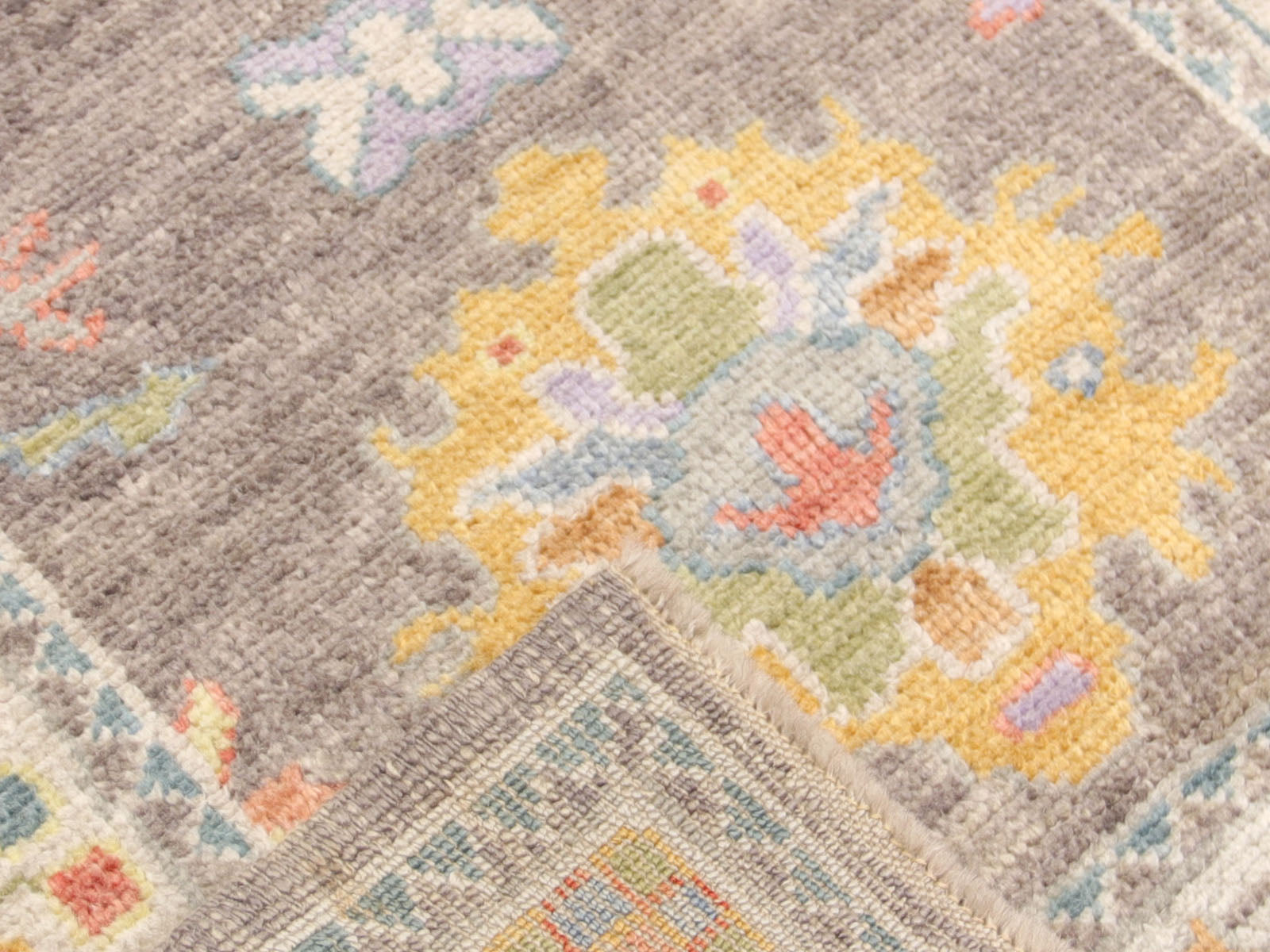 Vintage Turkish Oushak Runner - 3' x 8'11" - 240008