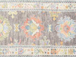 Vintage Turkish Oushak Runner - 3' x 8'11" - 240008
