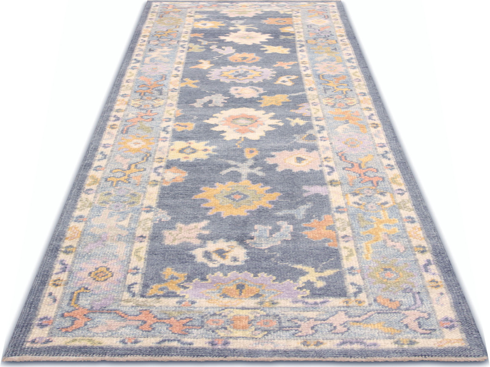 Vintage Turkish Oushak Runner - 2'9" x 9'3" - 240009