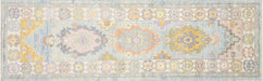 Vintage Turkish Oushak Runner - 2'11" x 9'2"