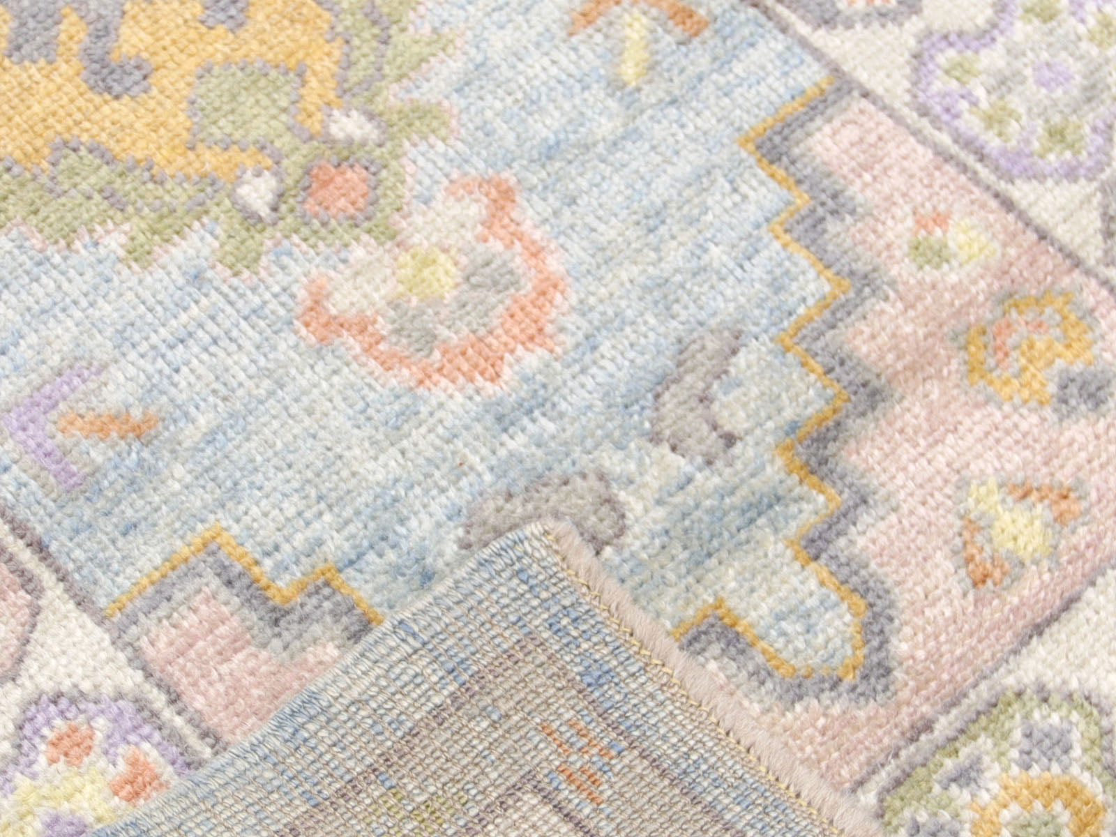 Vintage Turkish Oushak Runner - 2'11" x 9'2"