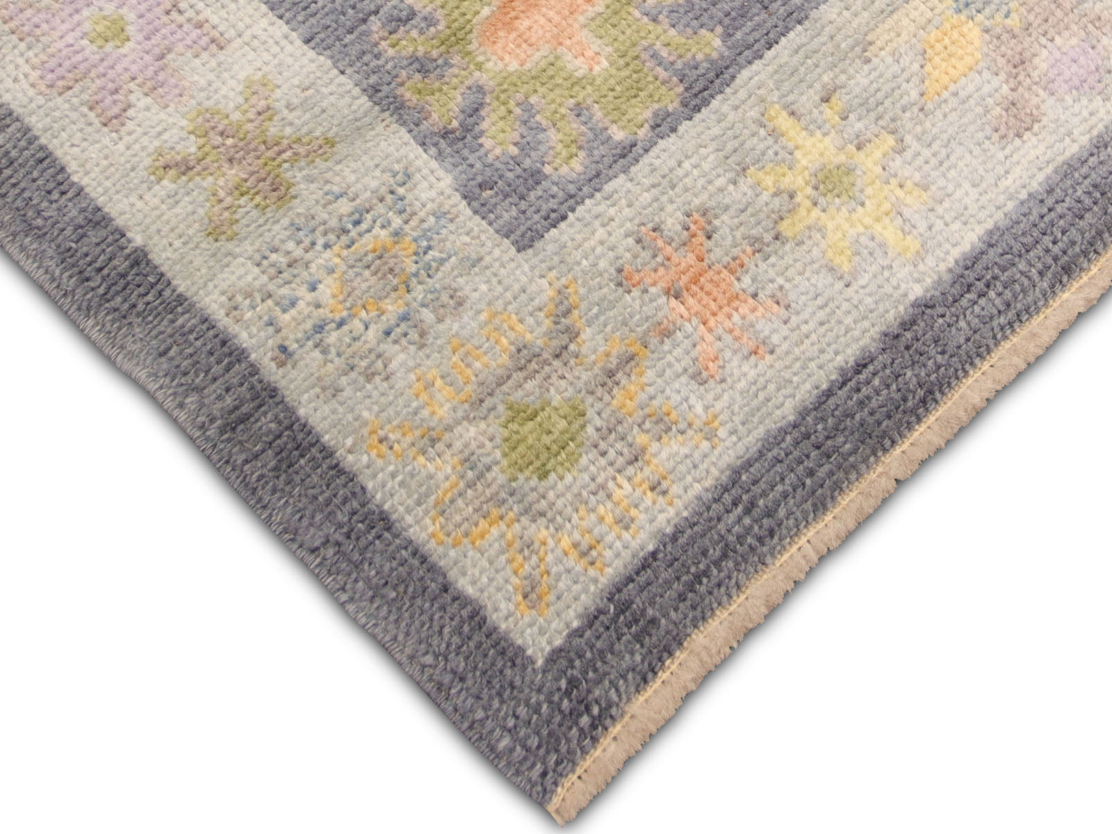 Vintage Turkish Oushak Runner - 3' x 9'6"
