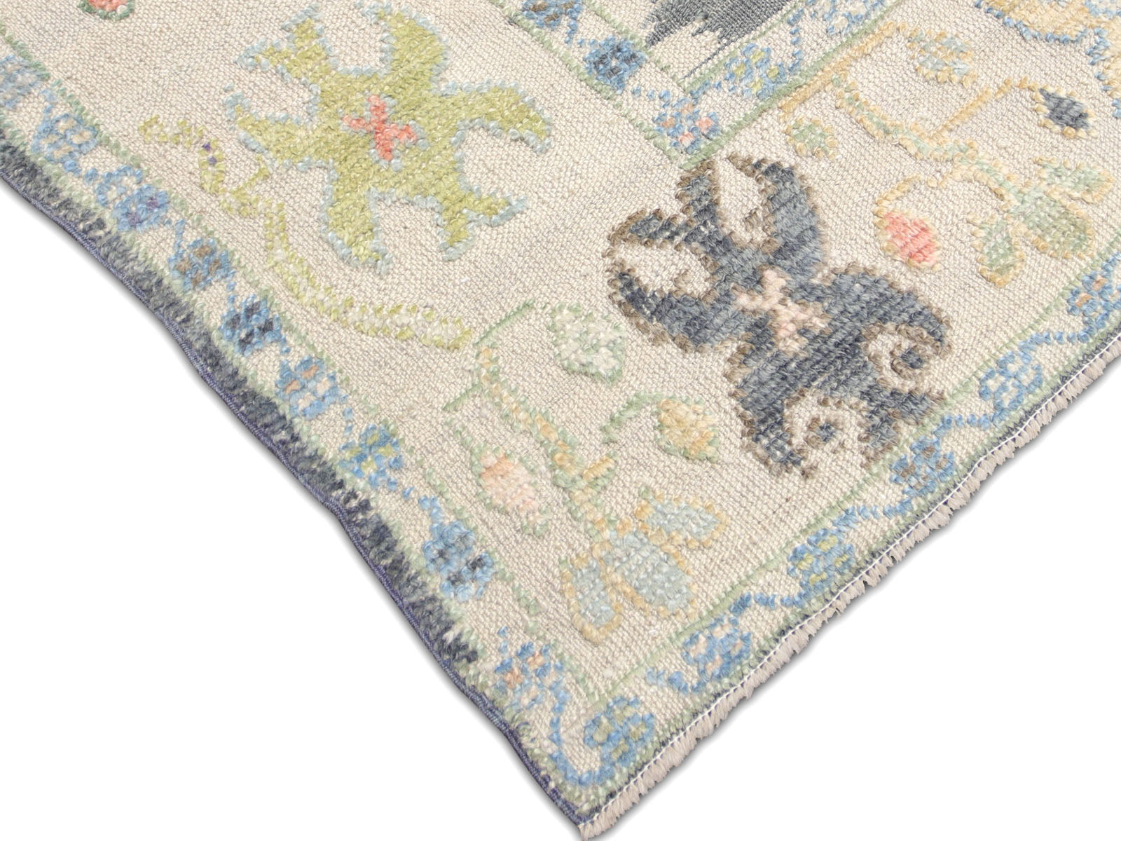 Vintage Turkish Oushak Rug - 10'3" x 14'8"