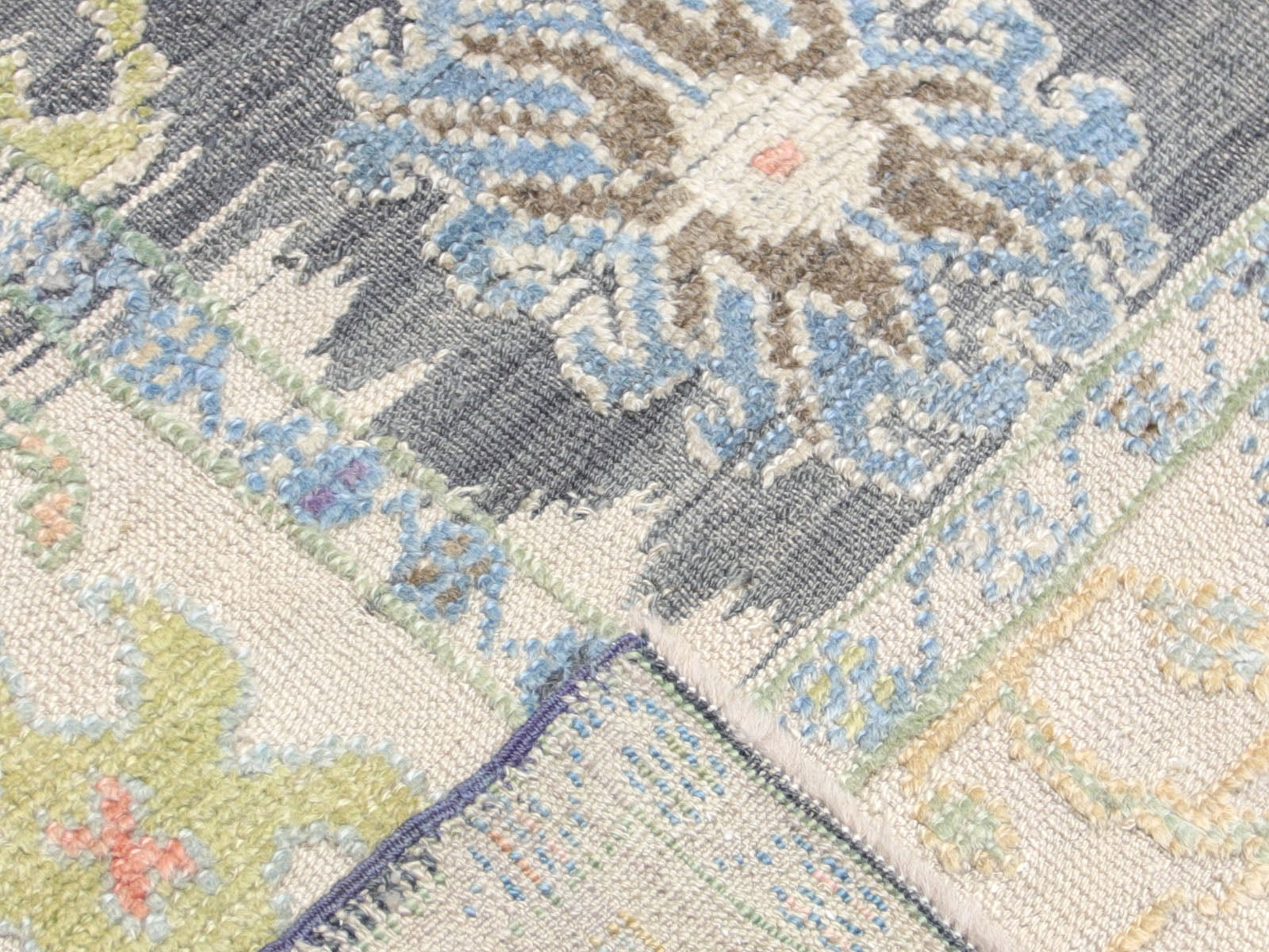 Vintage Turkish Oushak Rug - 10'3" x 14'8" - 240017