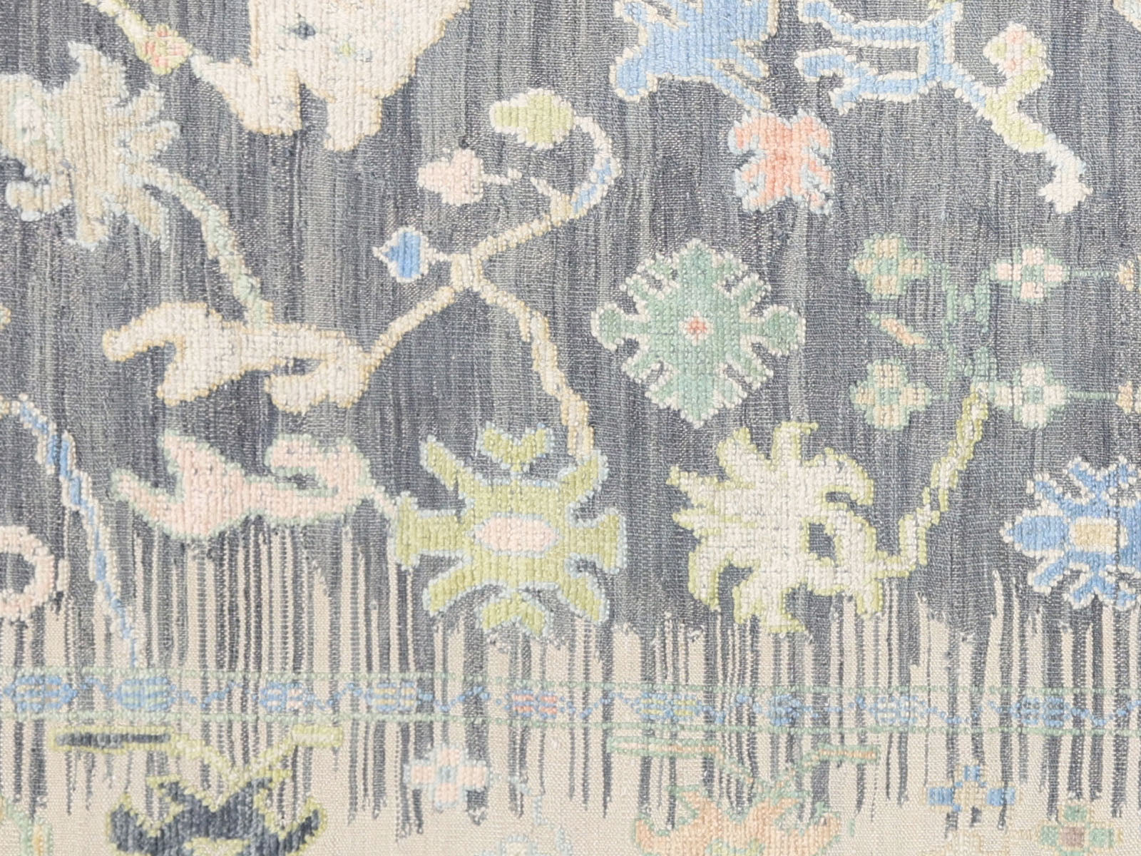 Vintage Turkish Oushak Rug - 10'3" x 14'8" - 240017